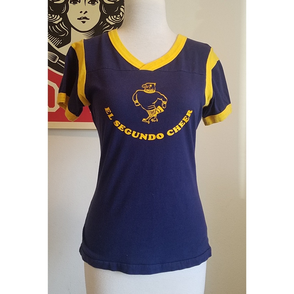 Vtg Cotton Tee Made in USA 80s Stranger Things Style